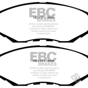 ebcDP61655: EBC Greenstuff Brake Pad Sets