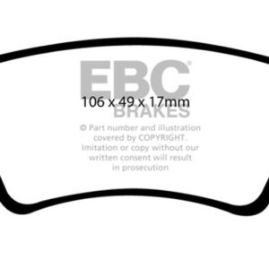 ebcDP41934R: EBC Yellowstuff Brake Pad Sets