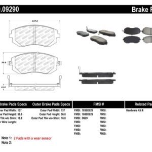 sto309.09290: ST Sport Brake Pads