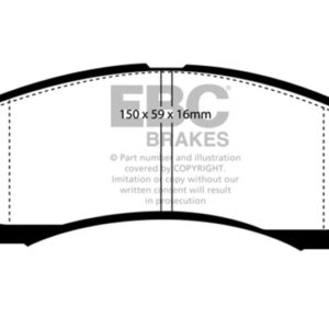 ebcDP3954C: EBC Redstuff Brake Pad Sets