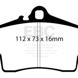 ebcDP31208C: EBC Redstuff Brake Pad Sets