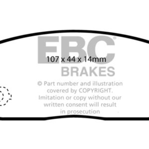 ebcDP41691R: EBC Yellowstuff Brake Pad Sets