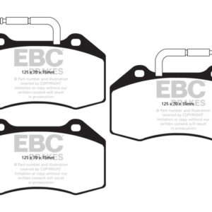 ebcDP42021/2R: EBC Yellowstuff Brake Pad Sets