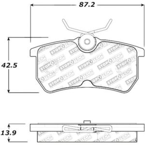 sto308.08860: ST Street Brake Pads