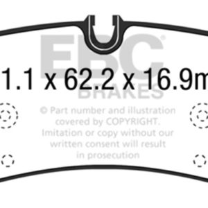 ebcDP42204R: EBC Yellowstuff Brake Pad Sets