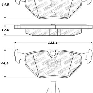 sto308.06920: ST Street Brake Pads
