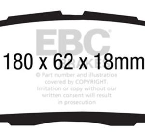 ebcDP61886: EBC Greenstuff Brake Pad Sets