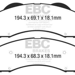 ebcDP43034R: EBC Yellowstuff Brake Pad Sets