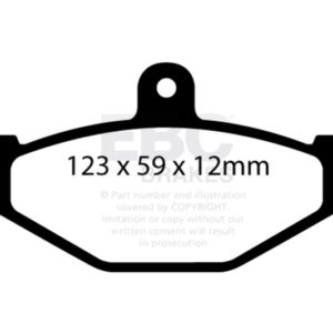 ebcDP2885/2: EBC Greenstuff Brake Pad Sets