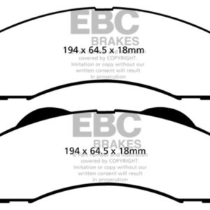 ebcDP41855R: EBC Yellowstuff Brake Pad Sets