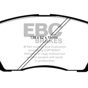 ebcDP41809R: EBC Yellowstuff Brake Pad Sets