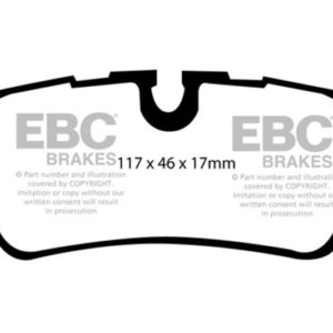ebcED91542: EBC Extra Duty Brake Pad Sets