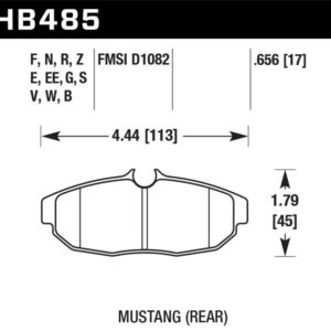 HB485W.656: HAWK DTC-30 Brake Pad Sets