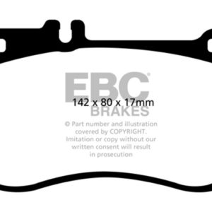 ebcDP41857R: EBC Yellowstuff Brake Pad Sets