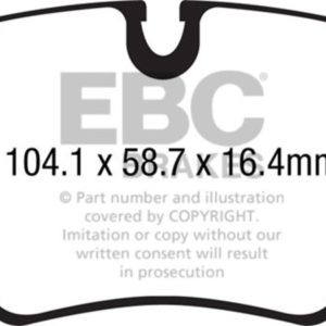 ebcDP42190R: EBC Yellowstuff Brake Pad Sets