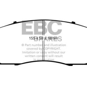 ebcDP61743: EBC Greenstuff Brake Pad Sets