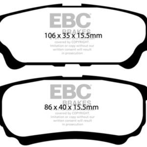 ebcDP41563R: EBC Yellowstuff Brake Pad Sets