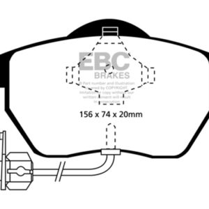 ebcDP31114C: EBC Redstuff Brake Pad Sets