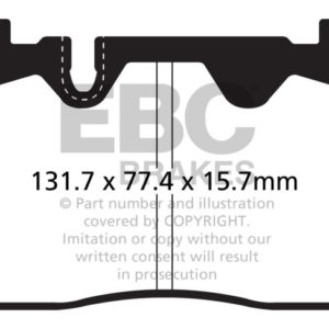 ebcDP42168R: EBC Yellowstuff Brake Pad Sets
