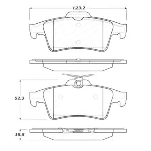 sto308.10950: ST Street Brake Pads