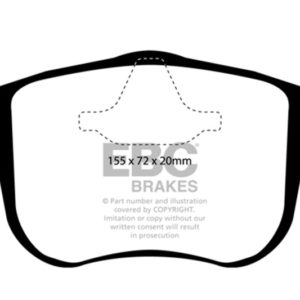 ebcDP31416C: EBC Redstuff Brake Pad Sets