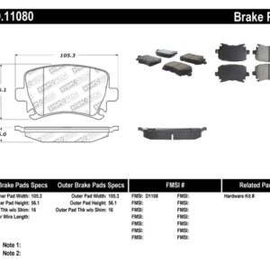 sto309.11080: ST Sport Brake Pads
