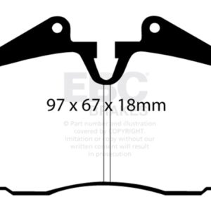 ebcDP3612C: EBC Redstuff Brake Pad Sets