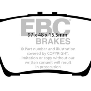 ebcDP61793: EBC Greenstuff Brake Pad Sets