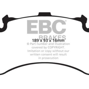 ebcDP32158C: EBC Redstuff Brake Pad Sets