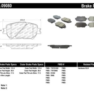 sto309.09080: ST Sport Brake Pads
