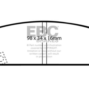ebcDP3686/2C: EBC Redstuff Brake Pad Sets