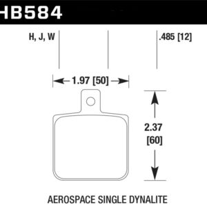 HB584F.485: HAWK HPS Brake Pad Sets