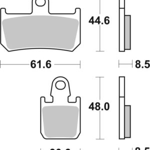 07YA46SA: BRE Powersport Pads