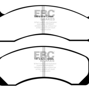 ebcDP41166R: EBC Yellowstuff Brake Pad Sets