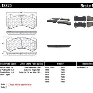 sto309.13820: ST Sport Brake Pads