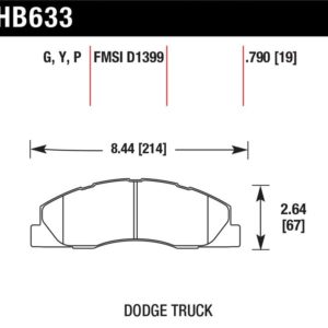 HB633P.790: HAWK Super Duty Brake Pad Sets