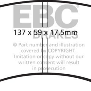 ebcDP41765R: EBC Yellowstuff Brake Pad Sets