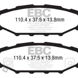 ebcDP41584R: EBC Yellowstuff Brake Pad Sets