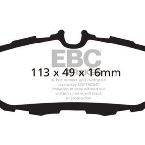 ebcDP41870R: EBC Yellowstuff Brake Pad Sets