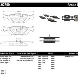 sto309.02790: ST Sport Brake Pads
