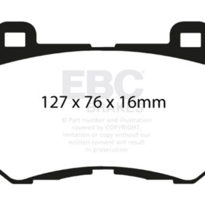 ebcDP41823R: EBC Yellowstuff Brake Pad Sets