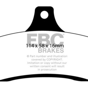 ebcDP31711C: EBC Redstuff Brake Pad Sets