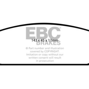 ebcDP61780: EBC Greenstuff Brake Pad Sets