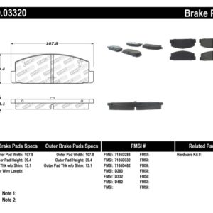 sto309.03320: ST Sport Brake Pads