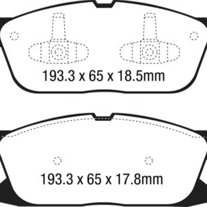 ebcDP43046R: EBC Yellowstuff Brake Pad Sets