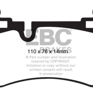 ebcDP31839C: EBC Redstuff Brake Pad Sets