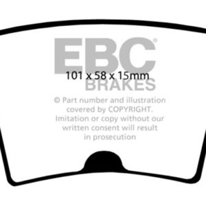 ebcDP41722/2R: EBC Yellowstuff Brake Pad Sets