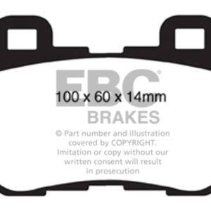 ebcDP31824C: EBC Redstuff Brake Pad Sets