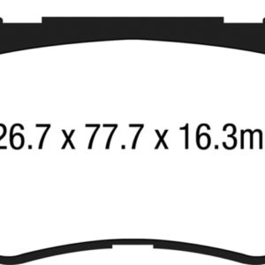 ebcDP33048C: EBC Redstuff Brake Pad Sets