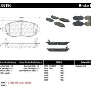 sto309.06190: ST Sport Brake Pads
